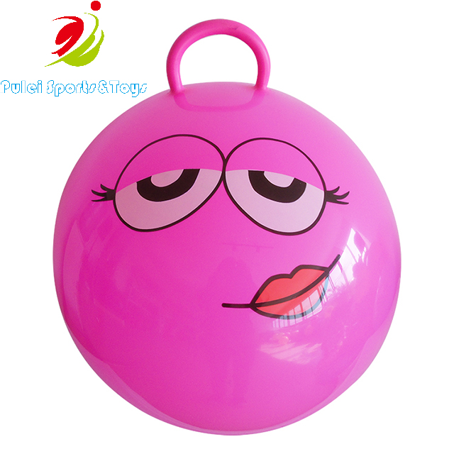 children's bouncing ball with handle